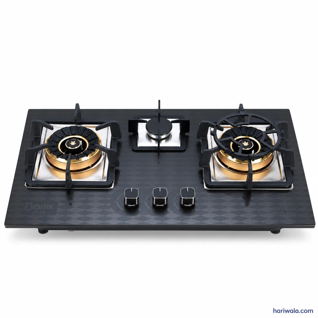 Disnie Marble Top 3 Burner Gas Stove DCGS-44G