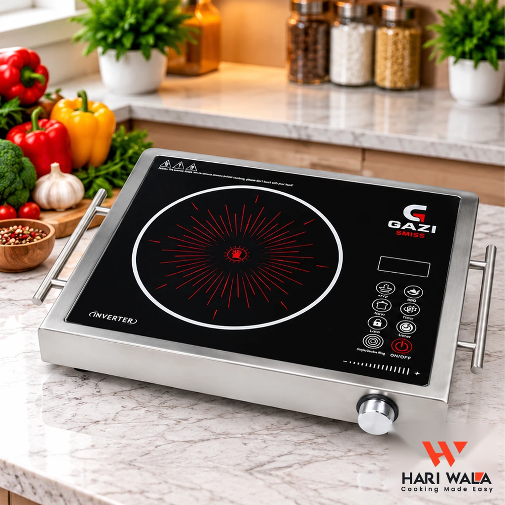 Gazi Smiss Infrared Cooker IF-S24 2200W Stainless Steel with Inverter