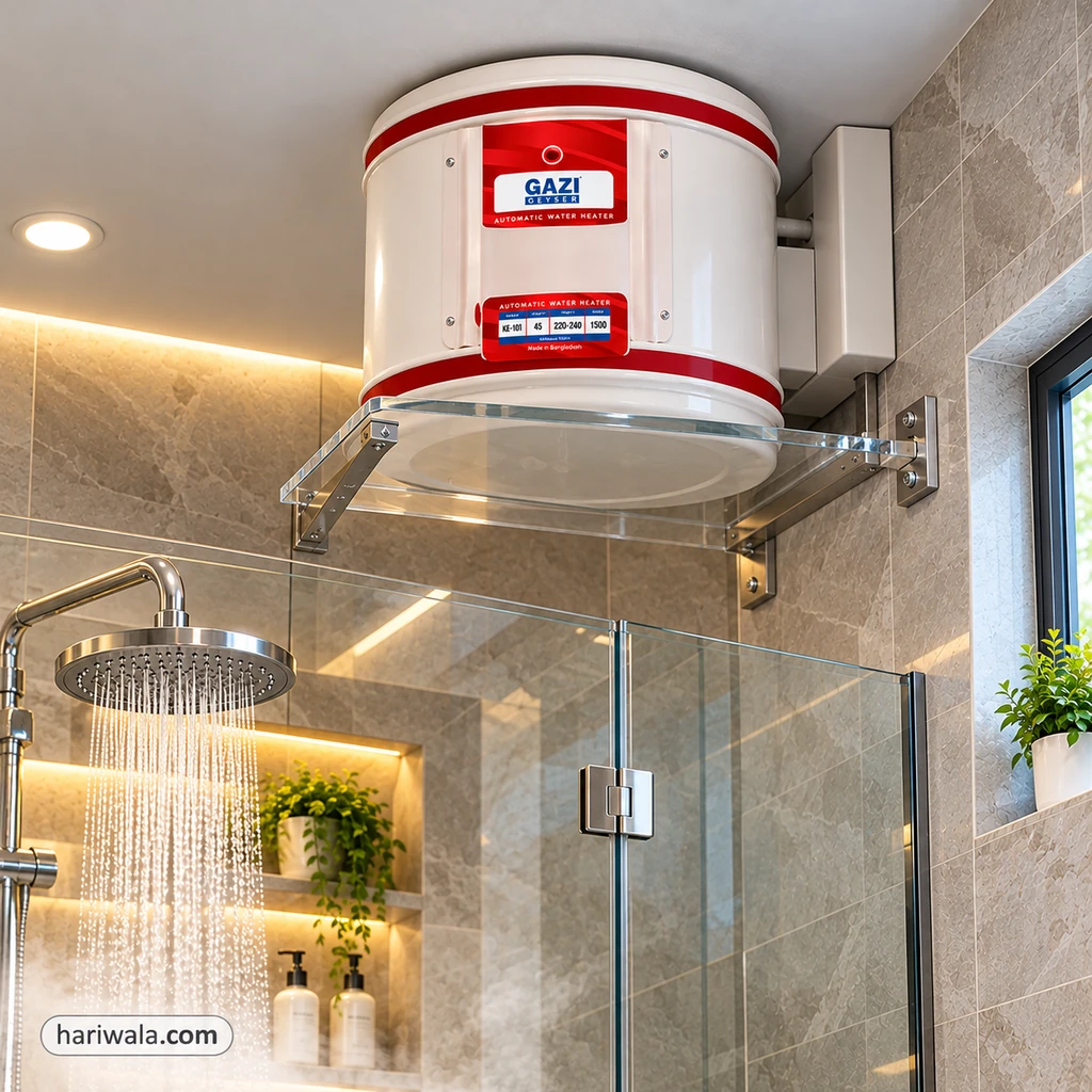 Gazi KE-101 Electric Geyser – 45 Liters, 1500W