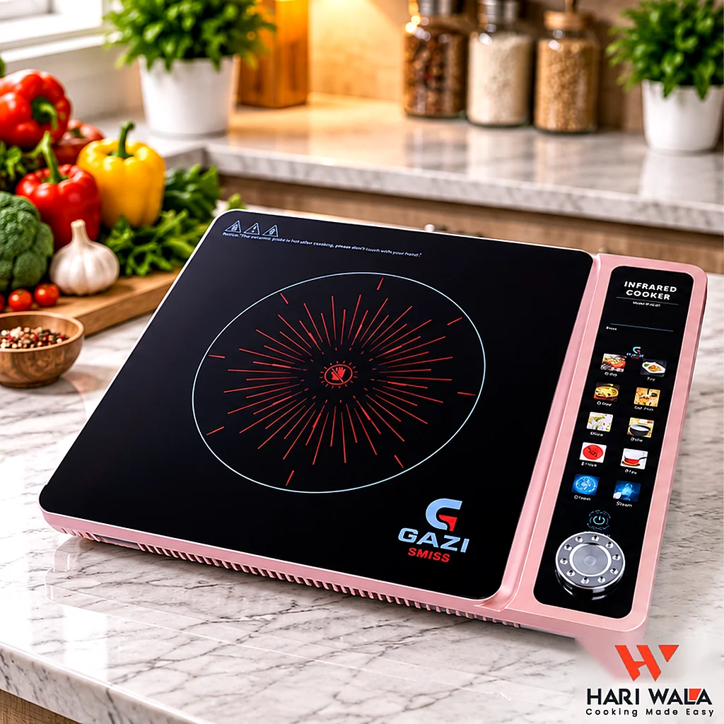 Gazi Smiss Infrared Cooker IF-HL01 2200W with Stainless Steel Body