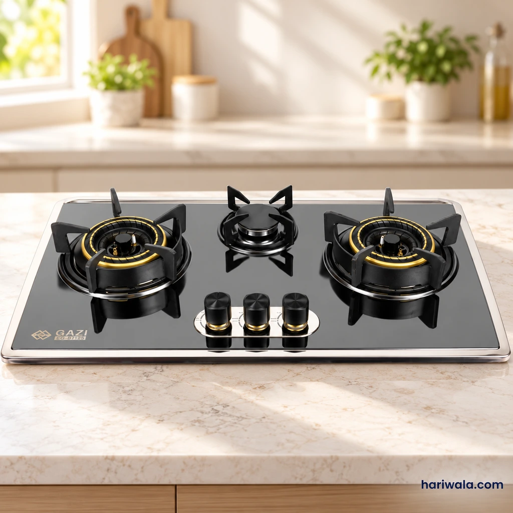 Gazi Smiss Gas Stove – EG-B712S with FFD