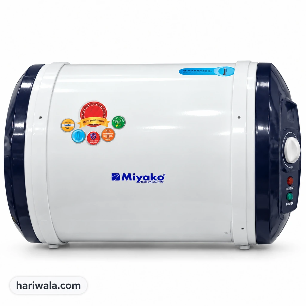 Miyako MGY-40L Electric Storage Geyser – 40 Liters, 2000W