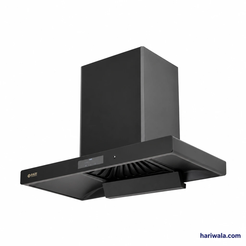 Gazi Smiss Kitchen Hood HY-927 with Voice Control and Heat Auto Clean