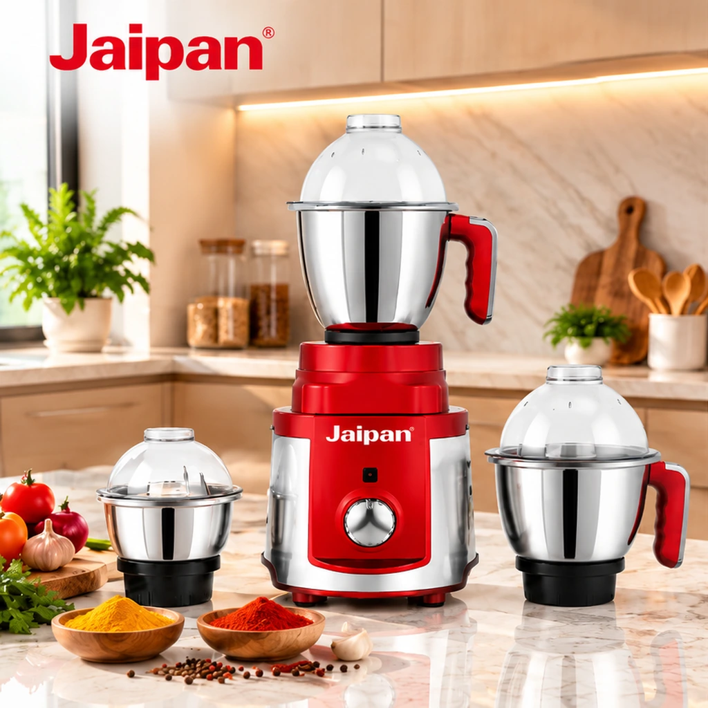 Jaipan SONET Heavy Duty Mixer Grinder with 3 Jars – 1200W