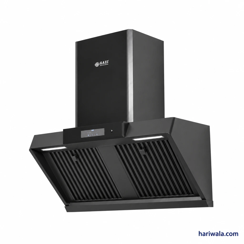 Gazi Smiss Kitchen Hood HY-953 with Voice Control and Heat Auto Clean