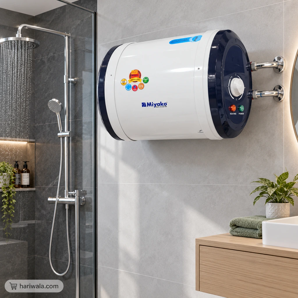 Miyako MGY-40L Electric Storage Geyser – 40 Liters, 2000W