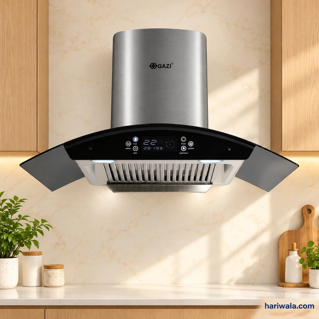 Gazi Smiss Kitchen Hood PRC-925 with Heat Auto Clean