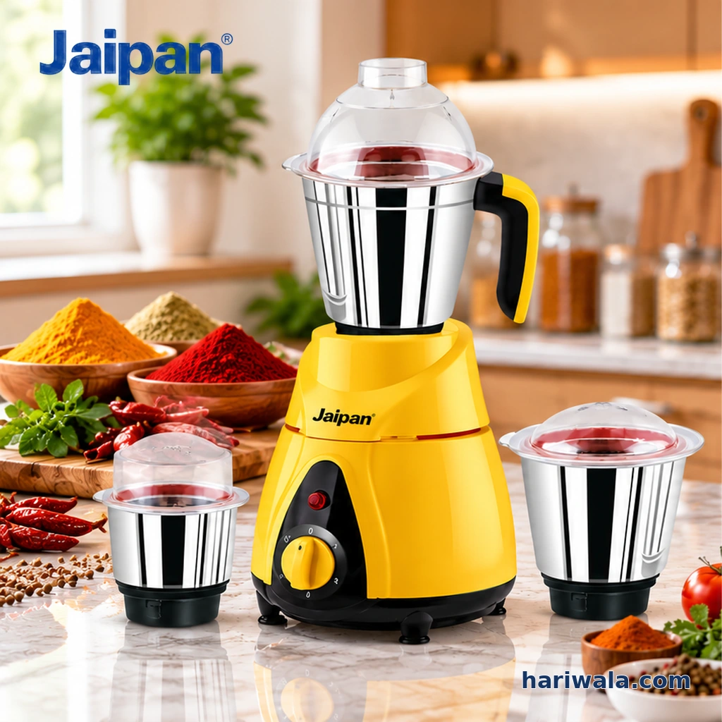 Jaipan Butler High Performance Mixer Grinder with 3 Jars – 850W