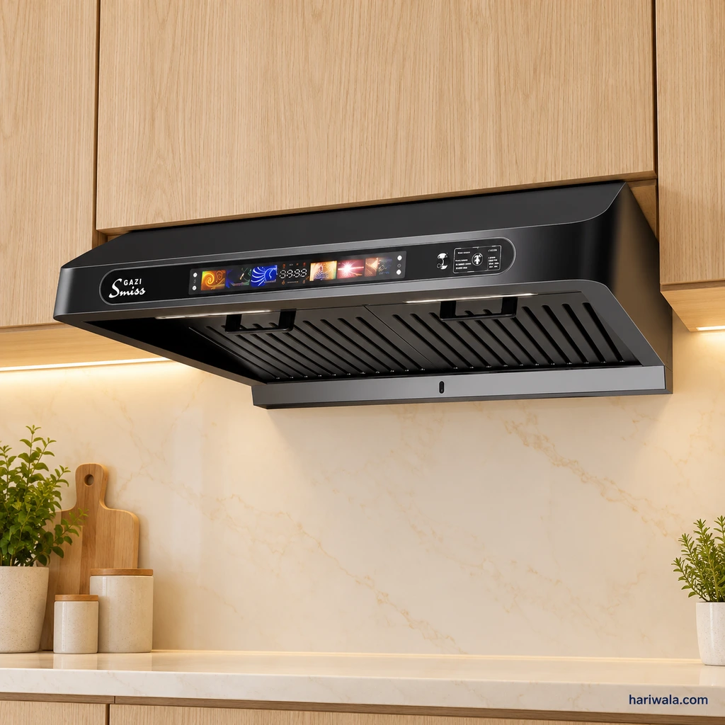 Gazi Smiss Kitchen Hood HY-736BV with Heat Auto Clean