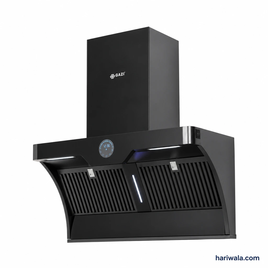 Gazi Smiss Kitchen Hood HY-955 with Heat Auto Clean