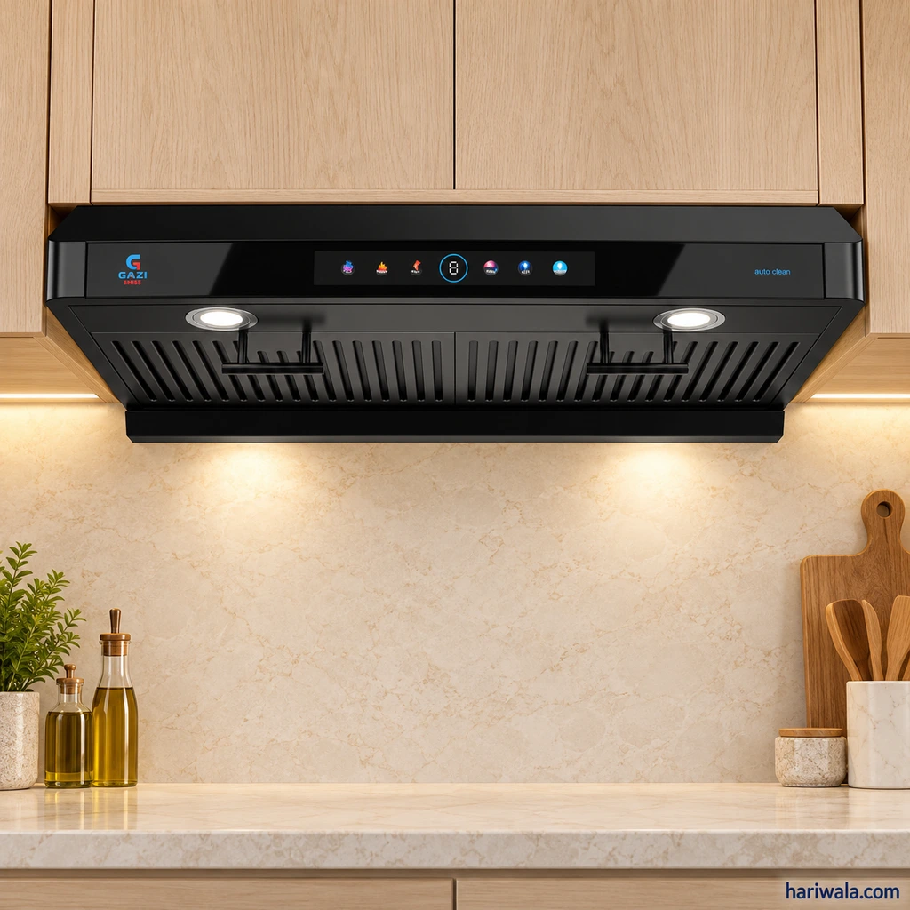 Gazi Smiss Kitchen Hood EH-F752G with Heat Auto Clean