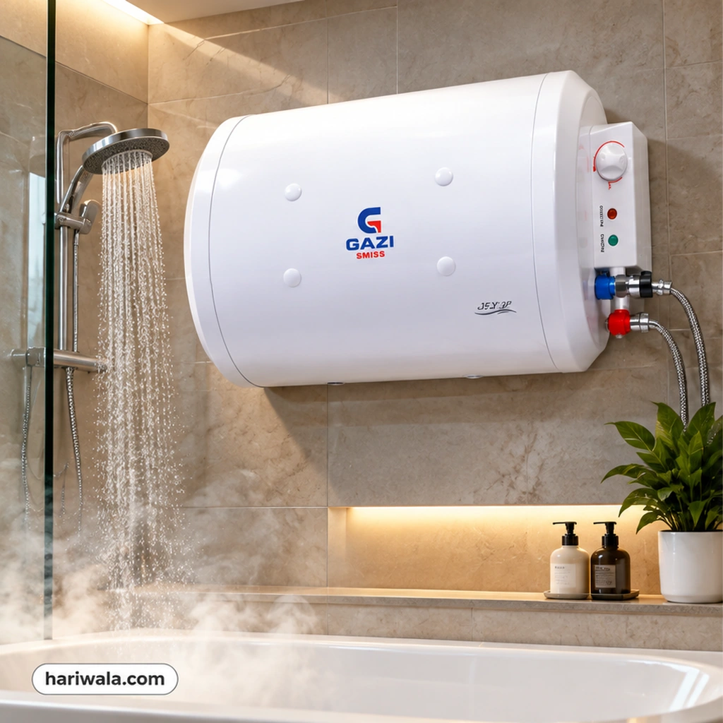 Gazi Smiss Electric Geyser 35Y2B – 35 Liters, 2000W