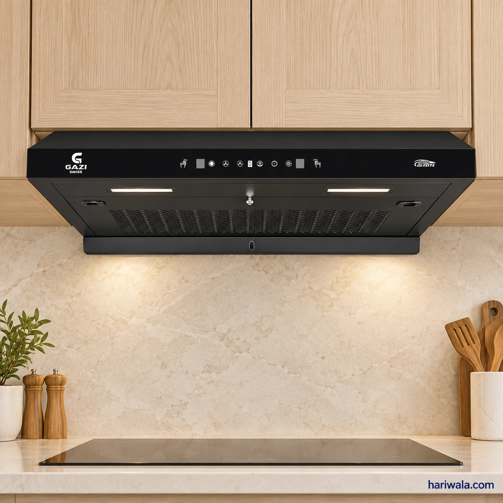 Gazi Smiss Kitchen Hood HY-712BT with Hand Motion Sensor and Touch Switch