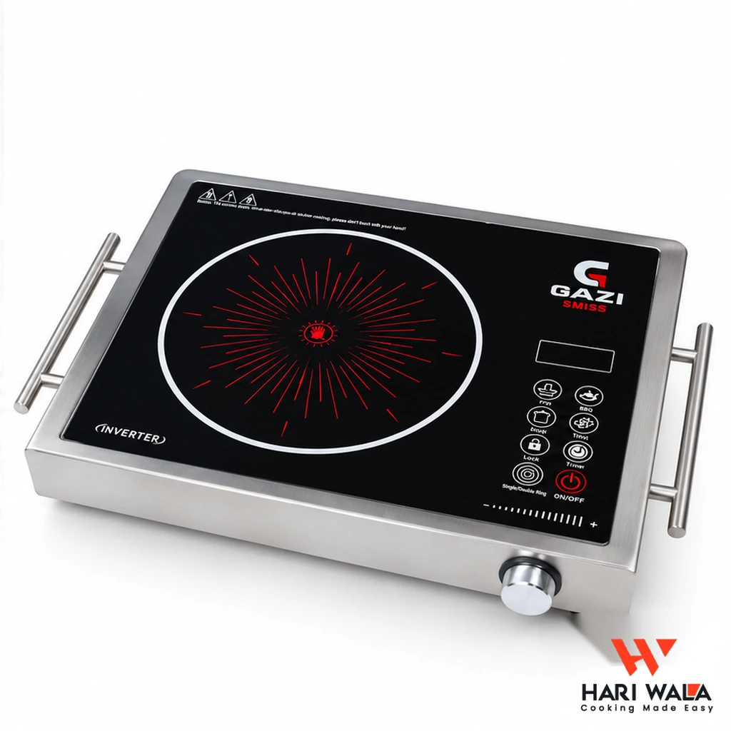 Gazi Smiss Infrared Cooker IF-S24 2200W Stainless Steel with Inverter