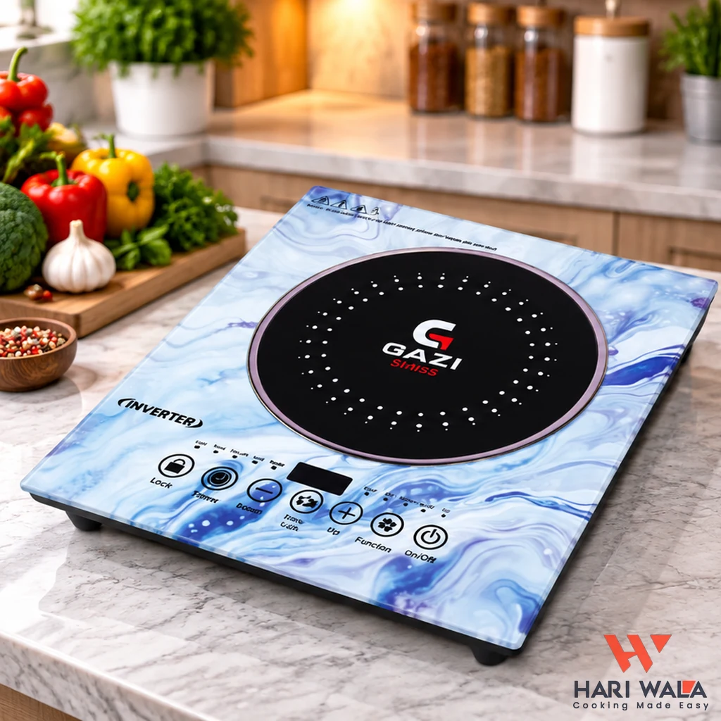 Gazi Smiss Infrared Cooker A-37G 2200W Marble with Inverter