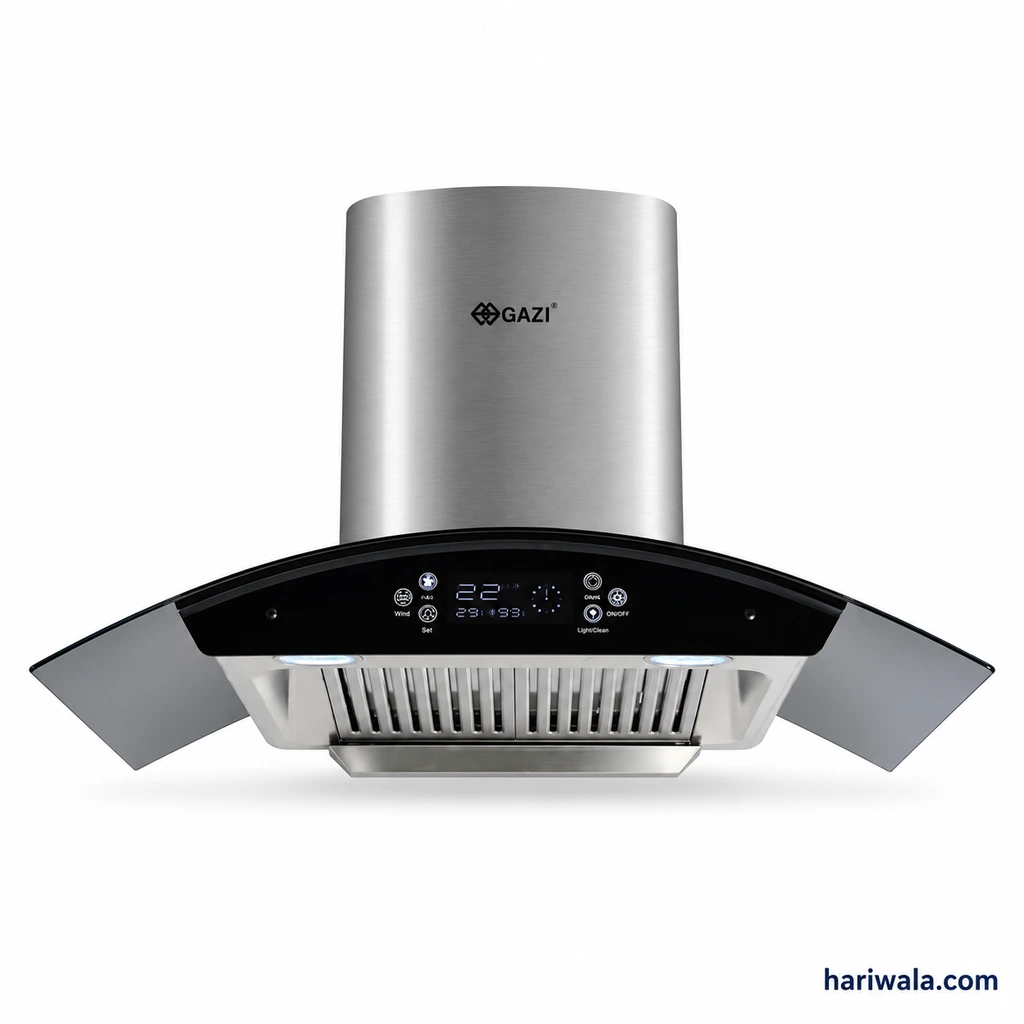 Gazi Smiss Kitchen Hood PRC-925 with Heat Auto Clean