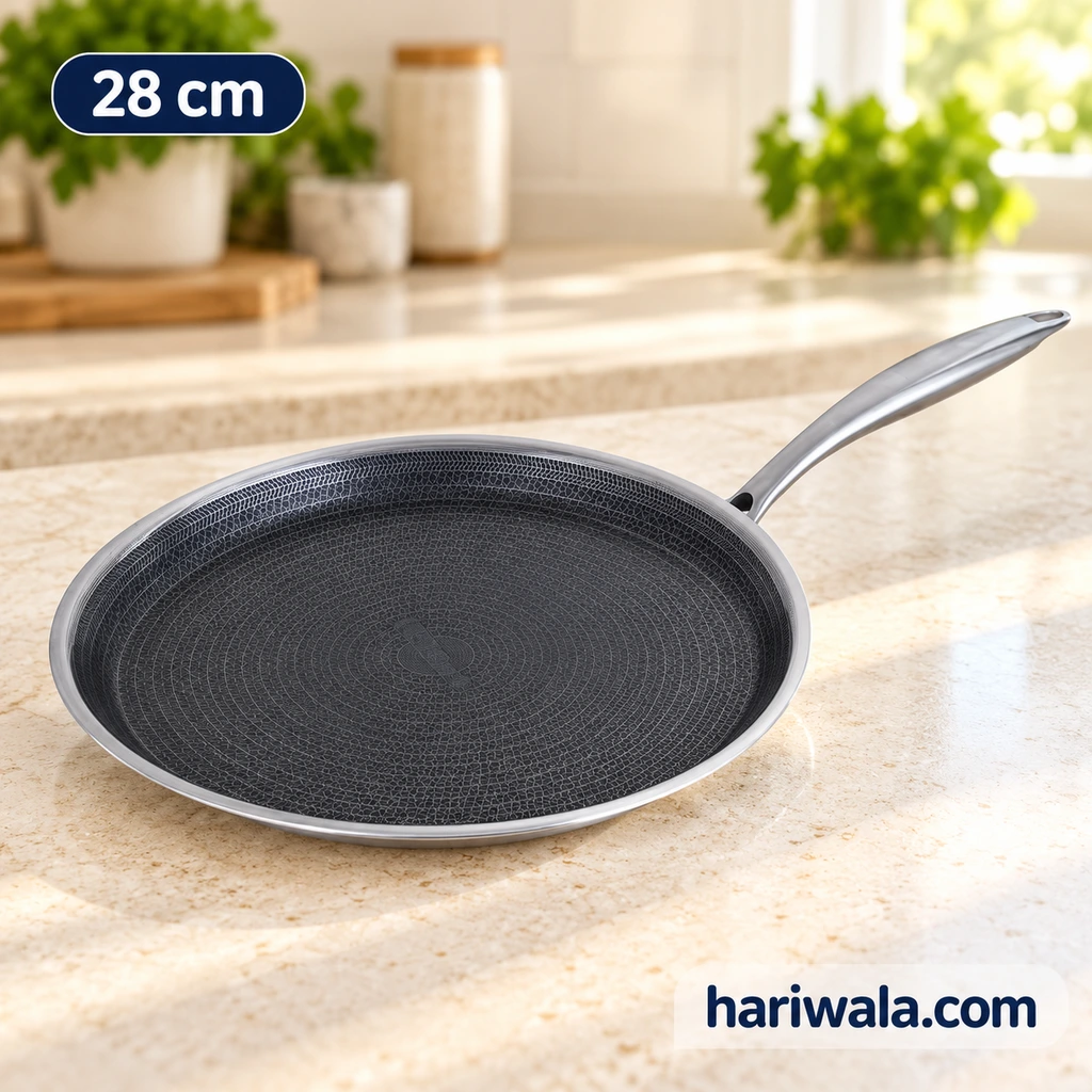 Kiam Tri-Ply Honeycomb Dosa Tawa – 28cm