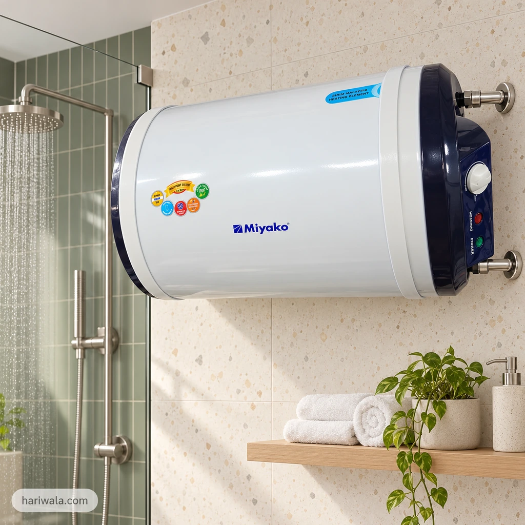 Miyako MGY-50L Electric Storage Geyser – 50 Liters, 2000W