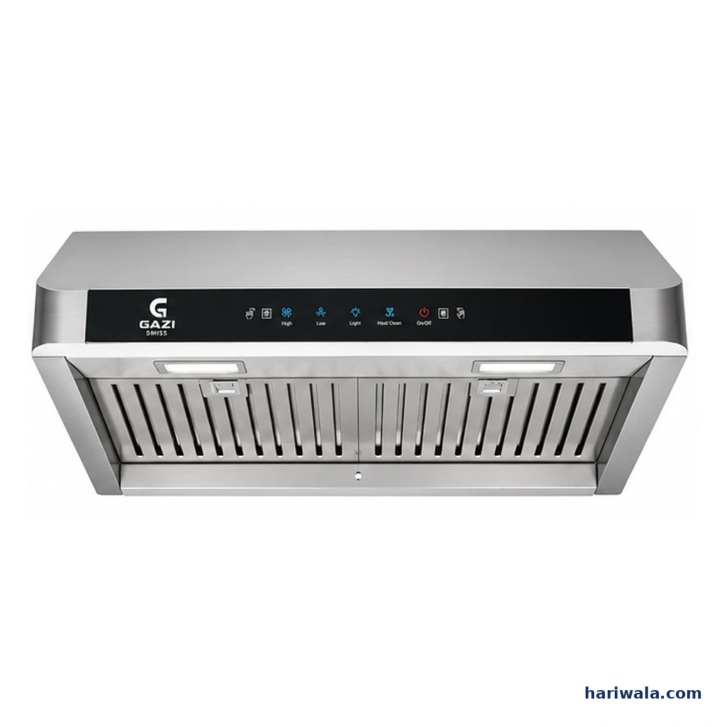 Gazi Smiss HY-720ST Kitchen Hood with Hand Motion Sensor & LED Touch Display