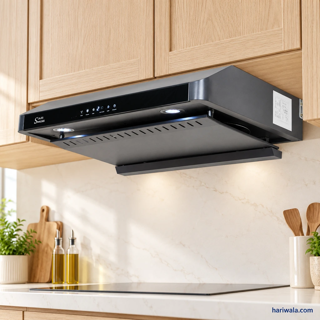 Gazi Smiss Kitchen Hood EH-F751G with Heat Auto Clean