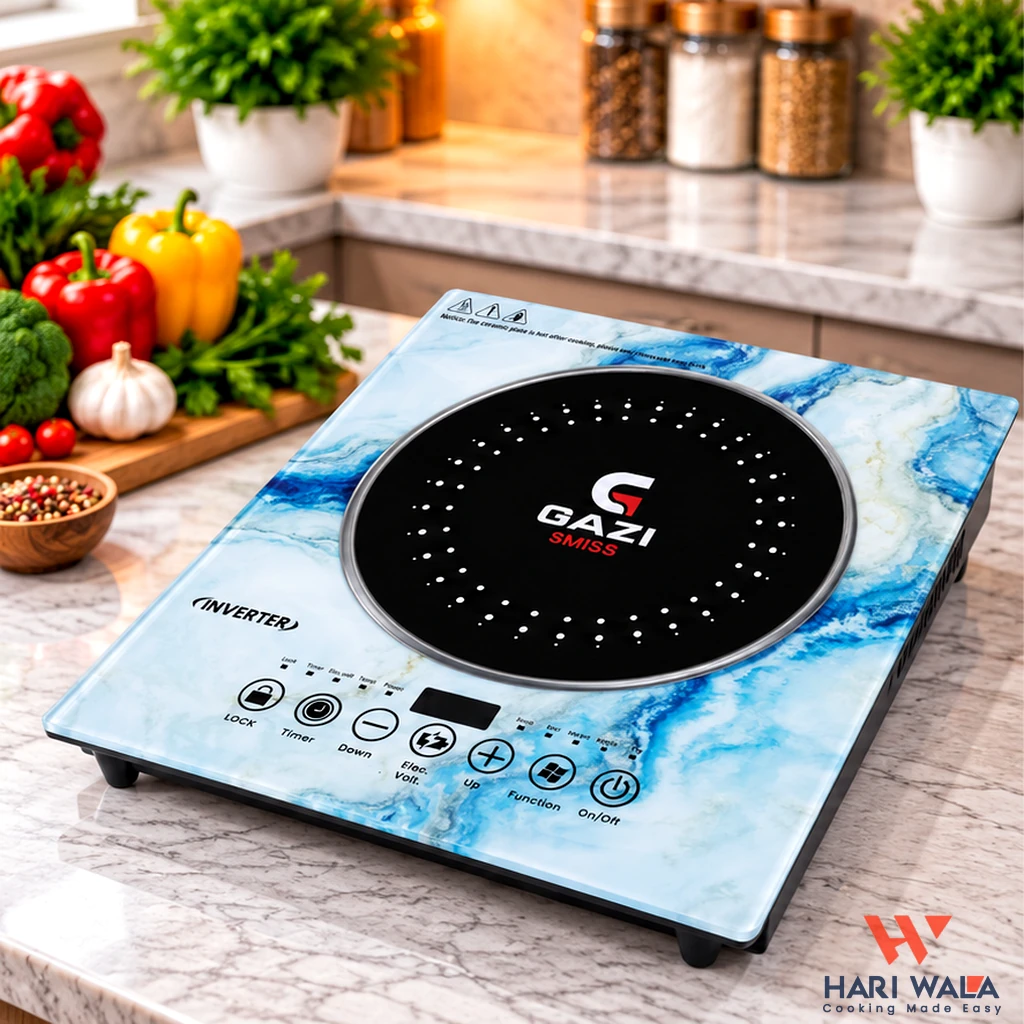 Gazi Smiss Infrared Cooker A-36G 2200W Marble with Inverter