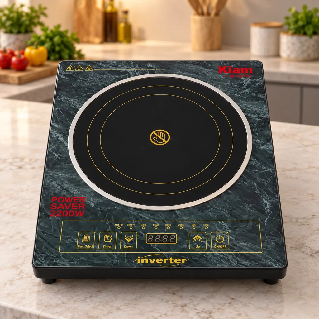 Kiam H-10 Infrared Cooker – 2200W, Marble Design